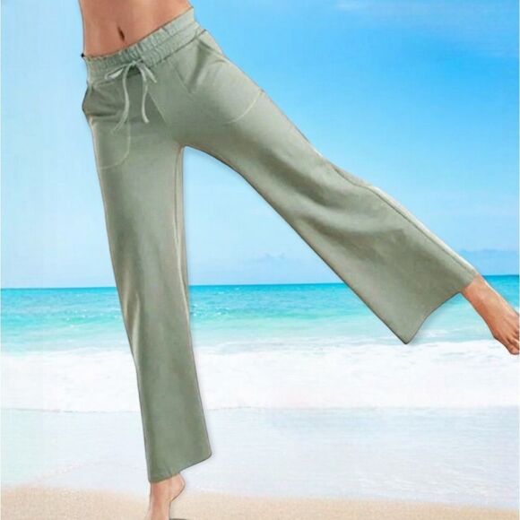 Johnny Was Calme Wide Leg Relaxed Terry Pant Sweatpants - Picture 2 of 16